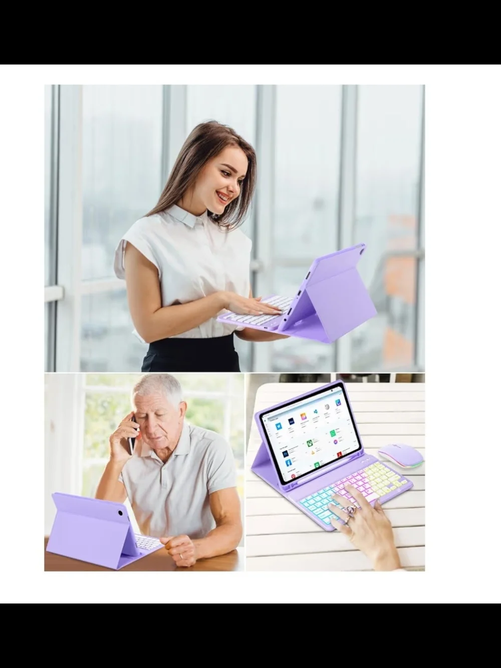 Samsung Tablet Cover with Keyboard & Mouse